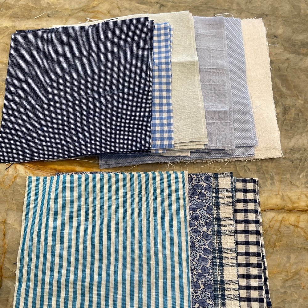 40 Precut 5" Quilt Squares Assorted Fabric Charm Pack